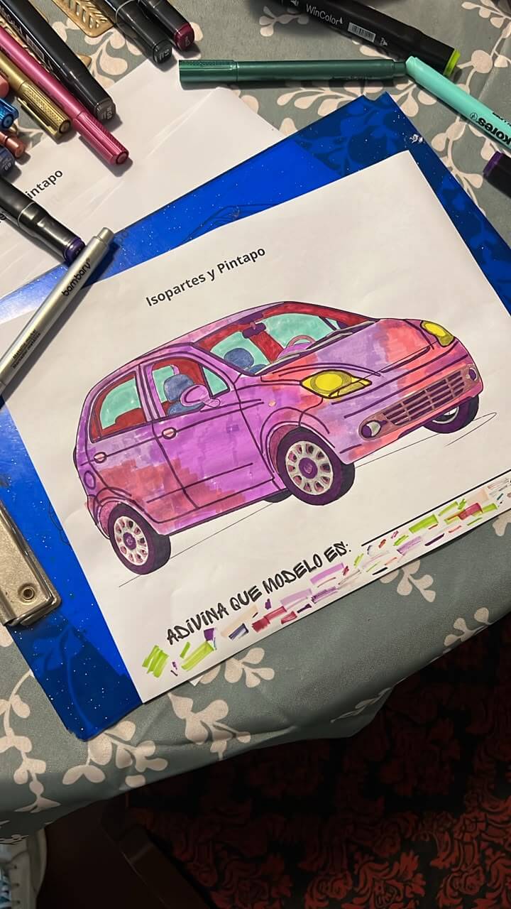Pintado por niños Venezuela isopartes Donaciones 