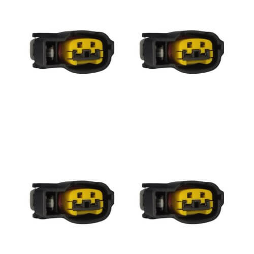Kit 4 Conectores Enchufes Bobina, Hyundai, Santa Fe, Kia, Cerato, Elantra, Veloster, Accent RB, I30, Soul